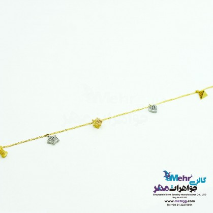 Gold Anklet - Lace Design-MA0088